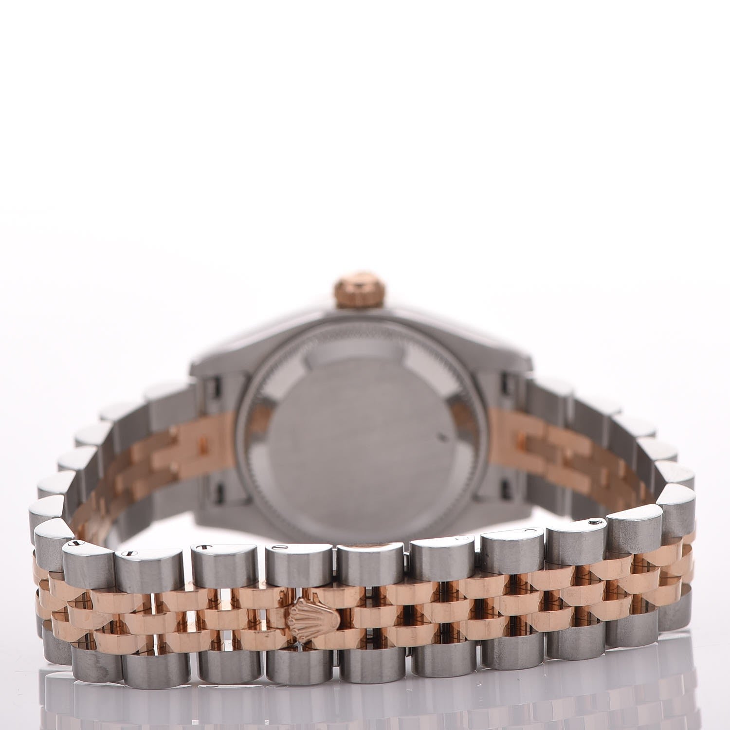 Rolex Stainless Steel 18K Everose Gold 26mm Oyster Perpetual Datejust Watch Pink 179171 4 of 7
