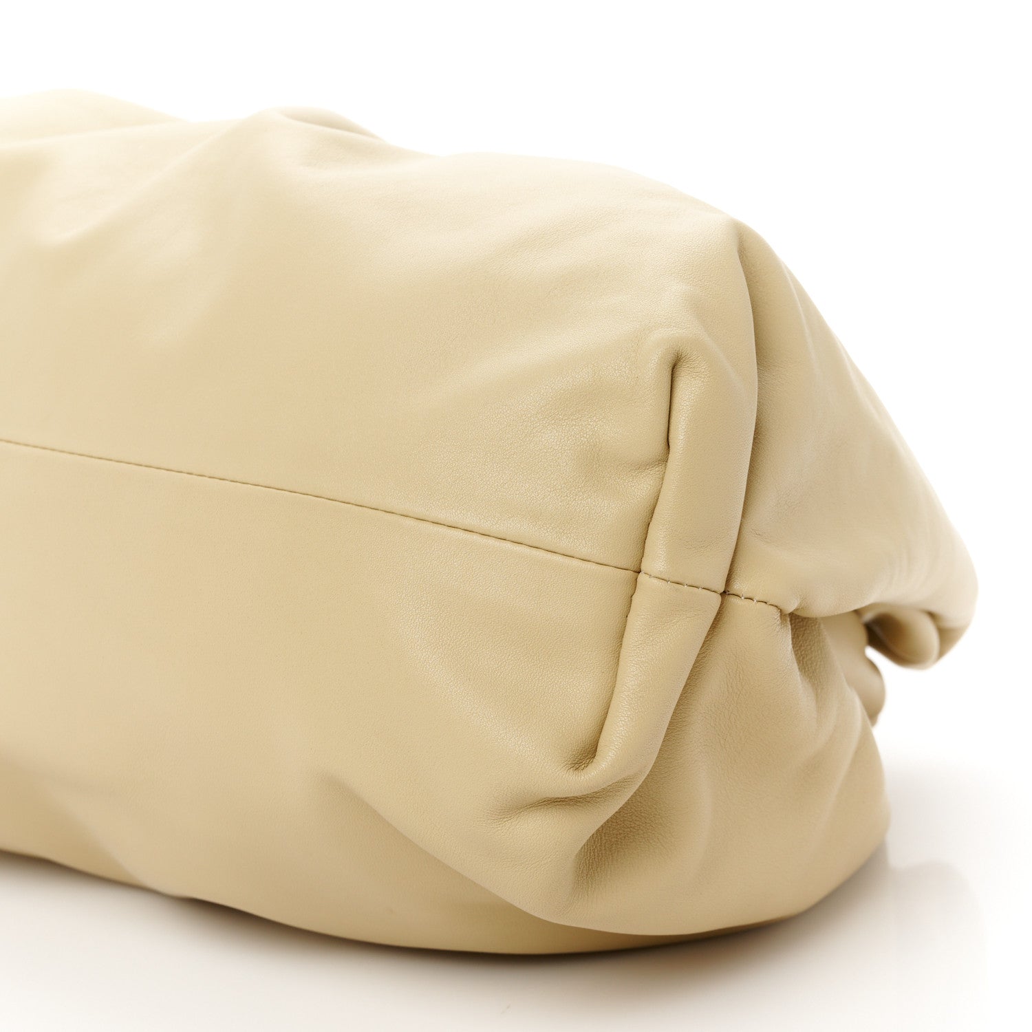 Bottega Veneta Smooth Butter Calf The Pouch Oversized Clutch Tapioca 11 of 11