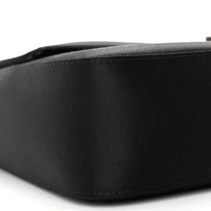 Fendi Satin Karung Crystal Baguette Black 8 of 11