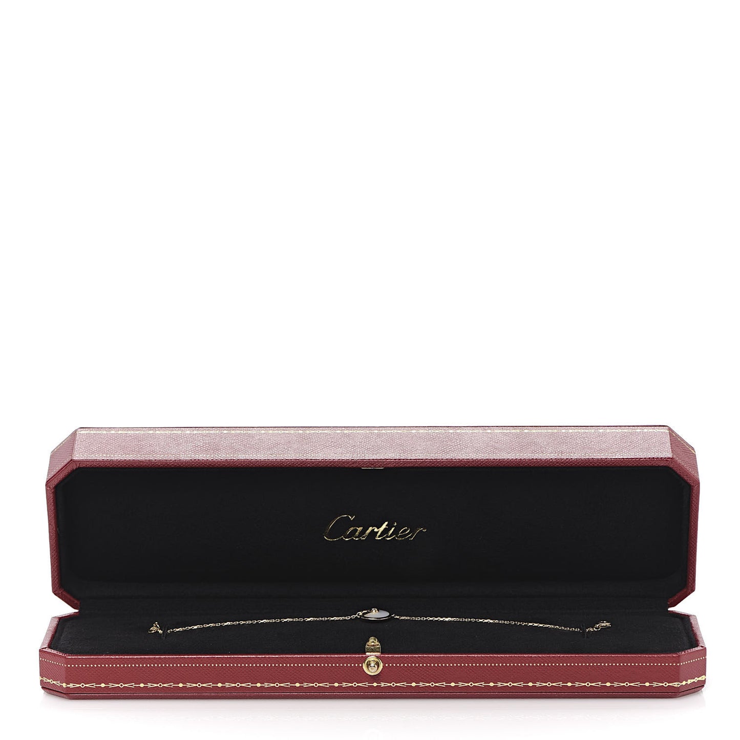 18K Yellow Gold Diamond Mother of Pearl Amulette de Cartier Bracelet