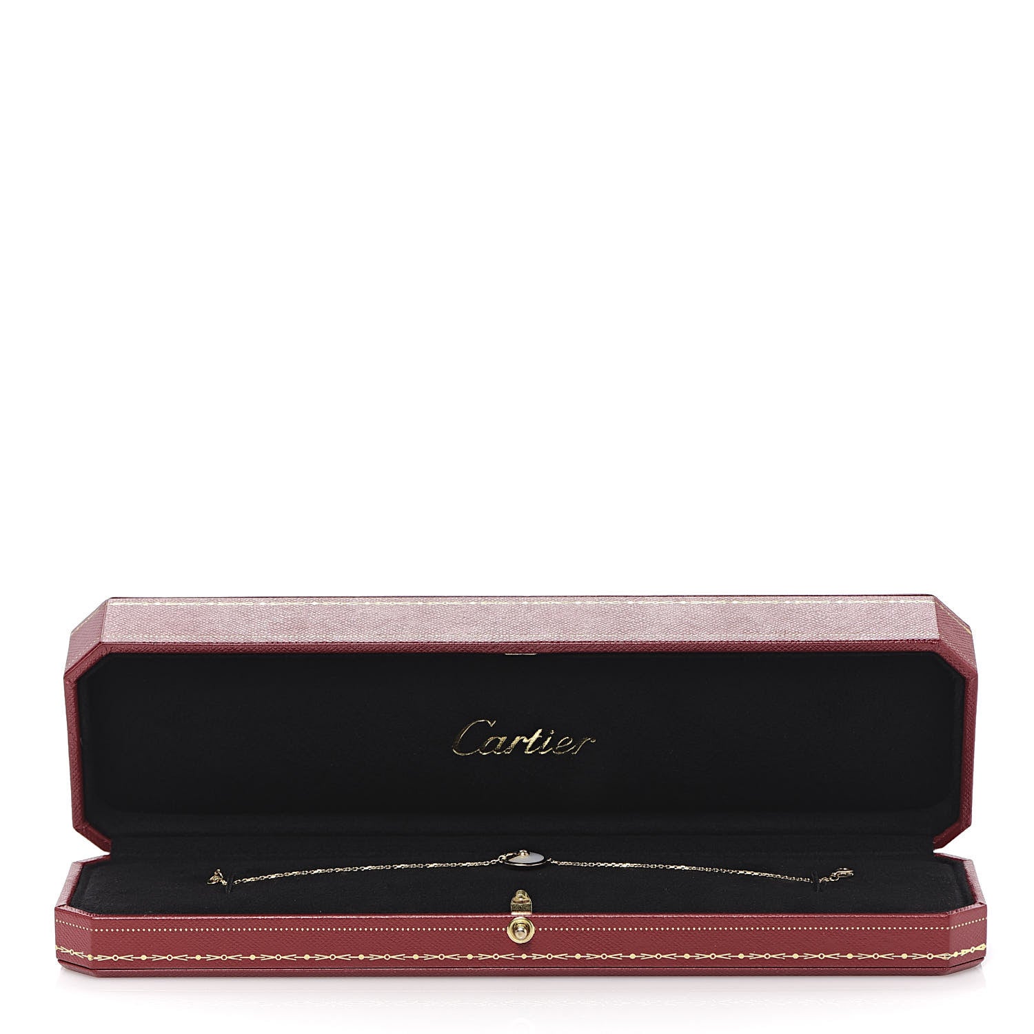 Cartier 18K Yellow Gold Diamond Mother of Pearl Amulette de Cartier Bracelet 5 of 6
