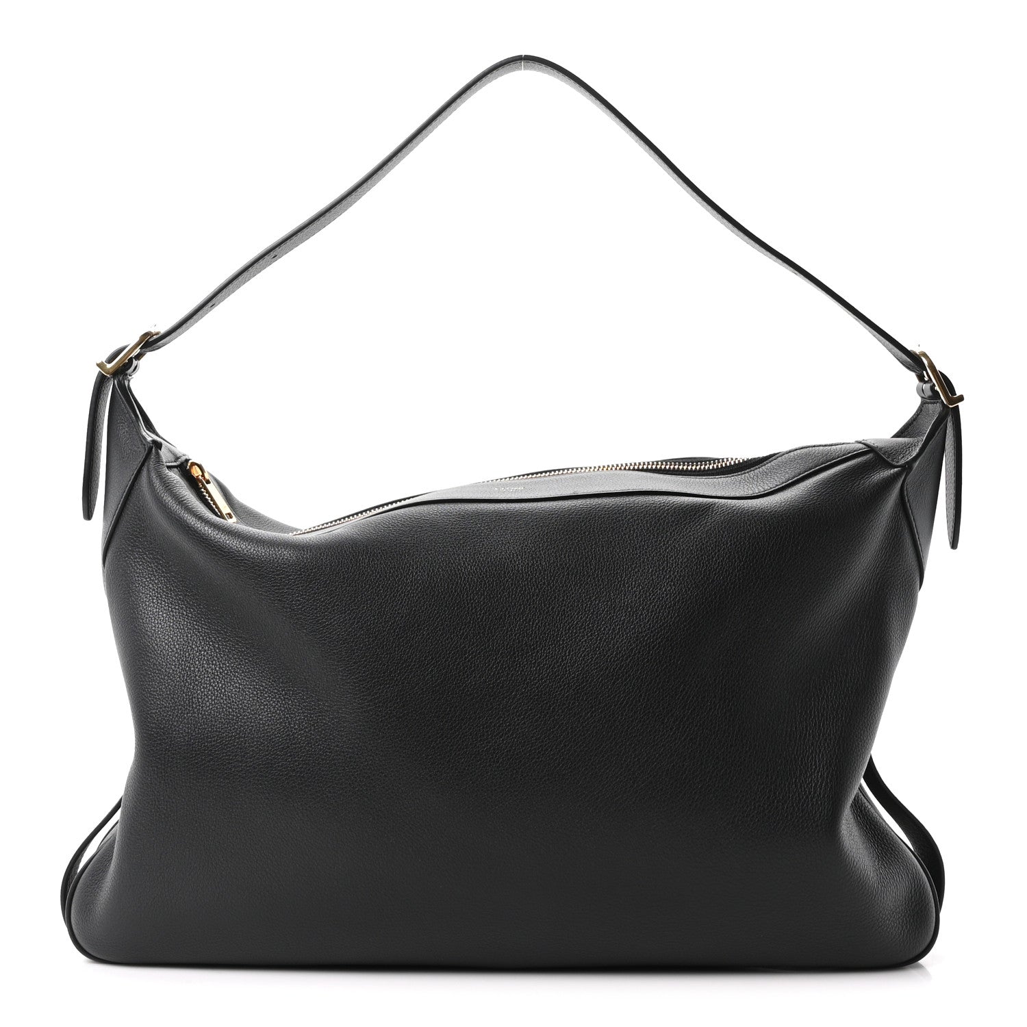 Celine Supple Calfskin Large Romy Shoulder Bag Black 1 of 11