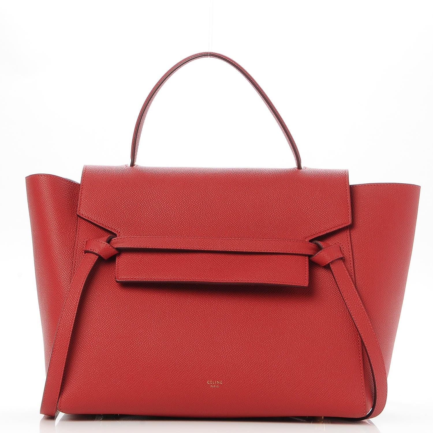 Celine Grained Calfskin Mini Belt Bag Coquelicot 1 of 8