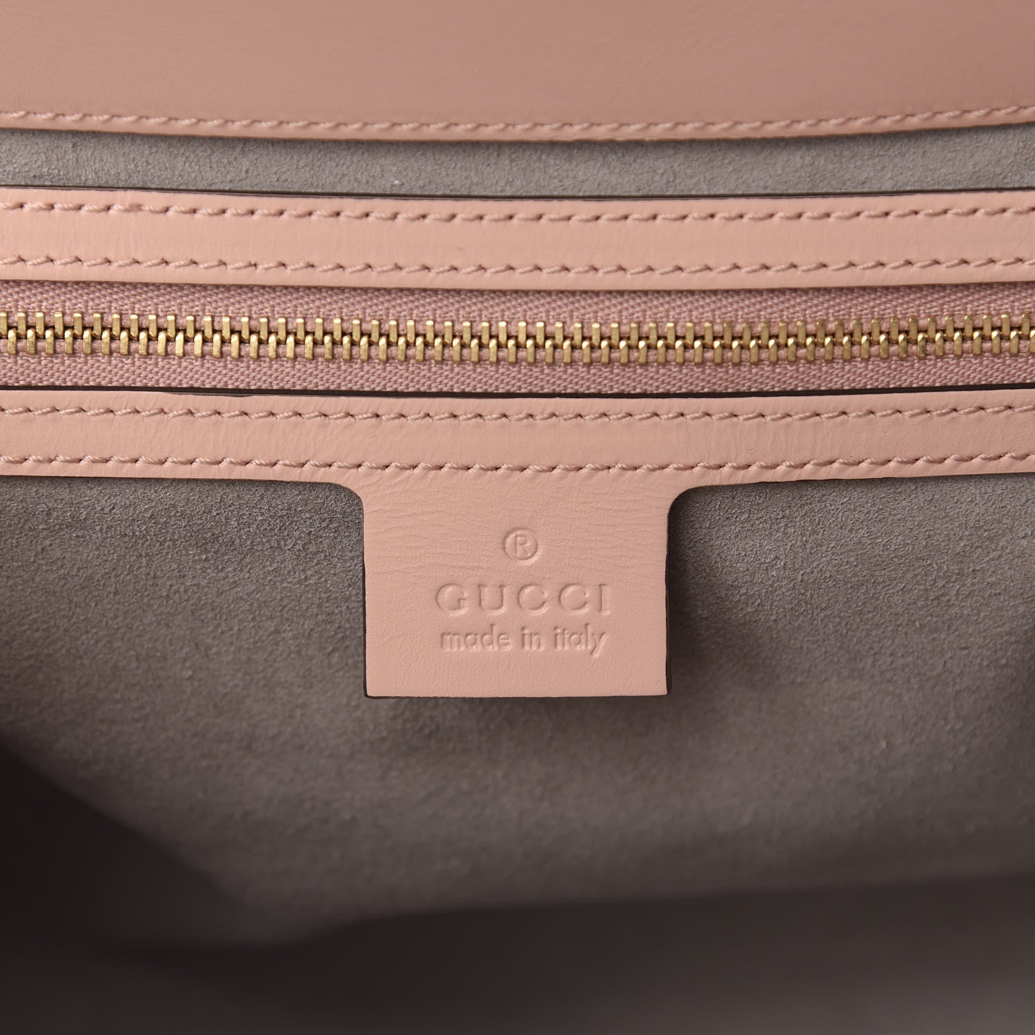 Gucci Nappa Bamboo Small Nymphaea Top Handle Bag Perfect Pink 8 of 12
