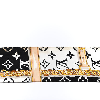 Louis Vuitton Silk Monogram Confidential Bandeau Black 4 of 6