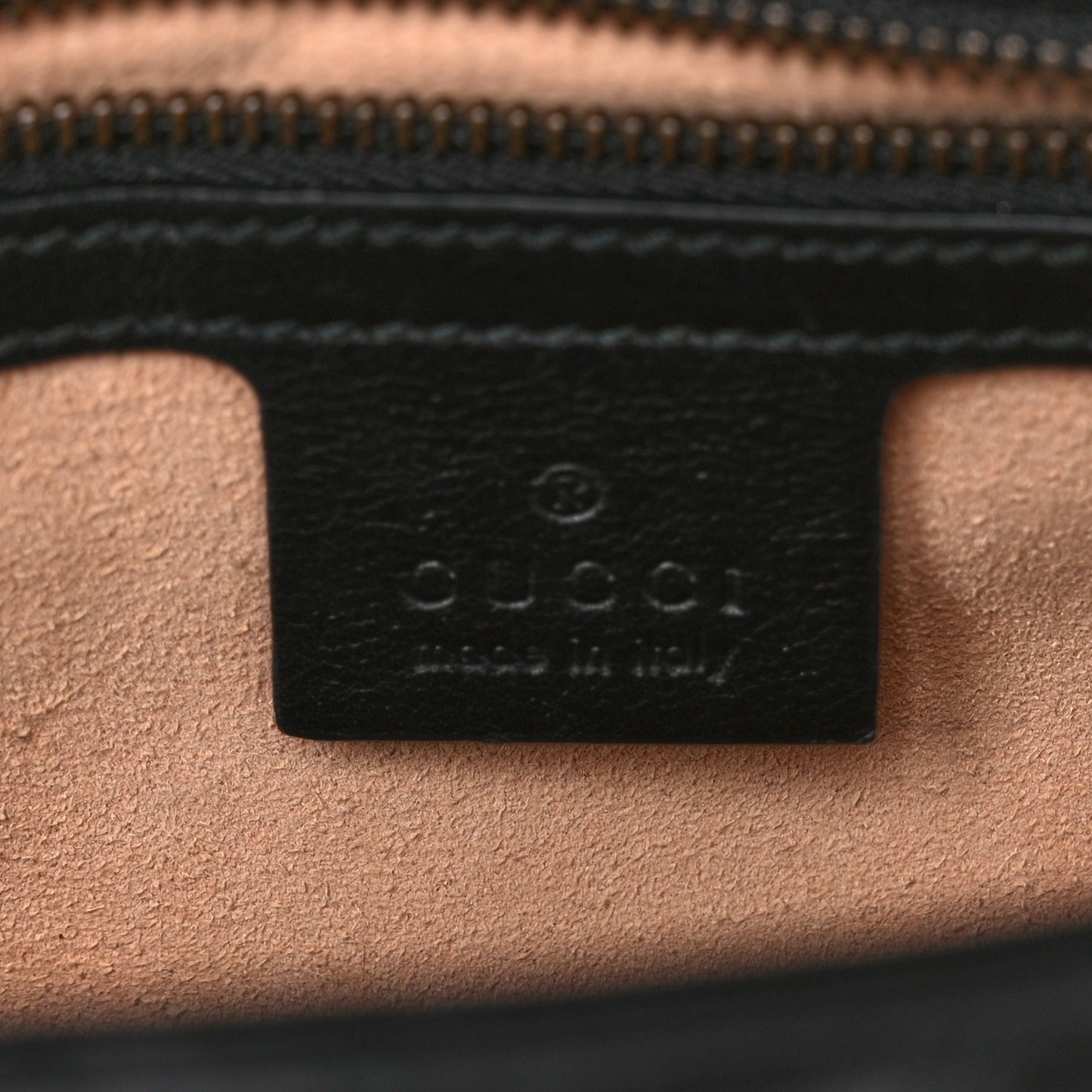 Calfskin Matelasse Studded Small Pearly GG Marmont Shoulder Bag Black