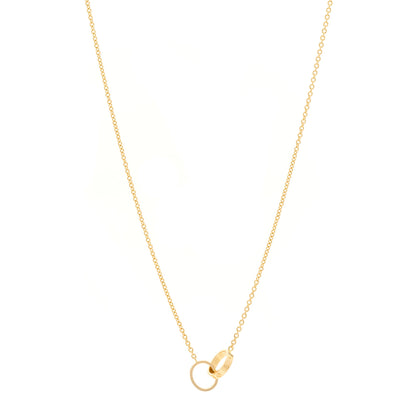 Cartier 18K Yellow Gold Interlocking LOVE Necklace 1 of 6