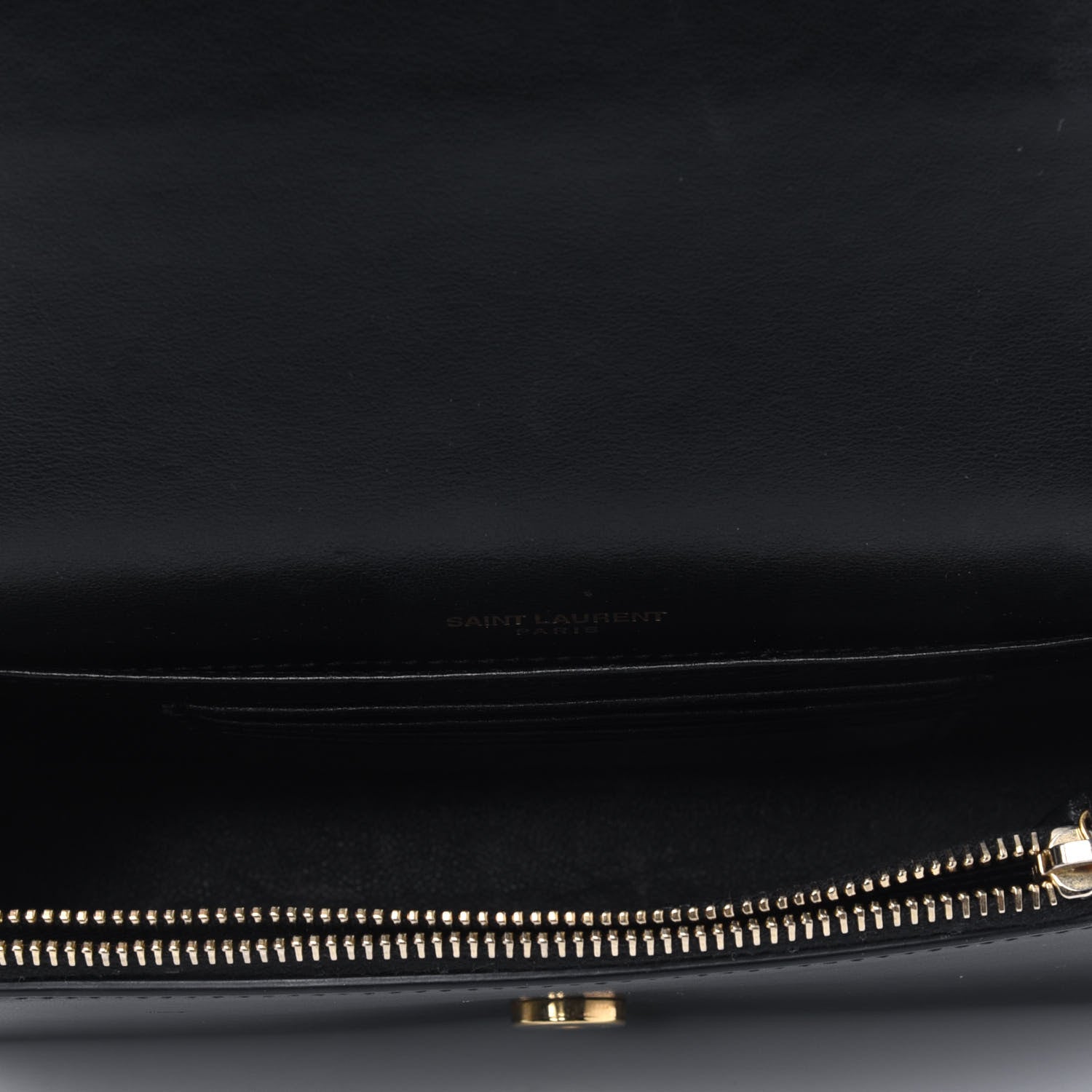 Saint Laurent Smooth Calfskin Monogram Kate Belt Bag Black 4 of 6