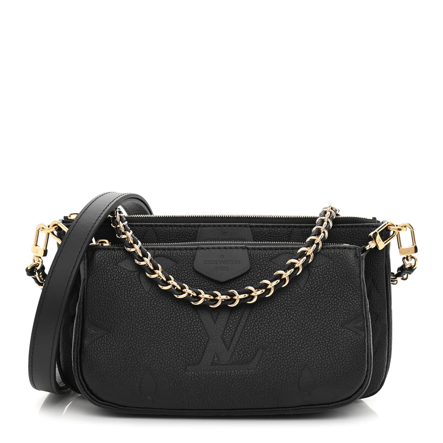 Louis Vuitton Empreinte Monogram Giant Multi Pochette Accessories Black 1 of 11