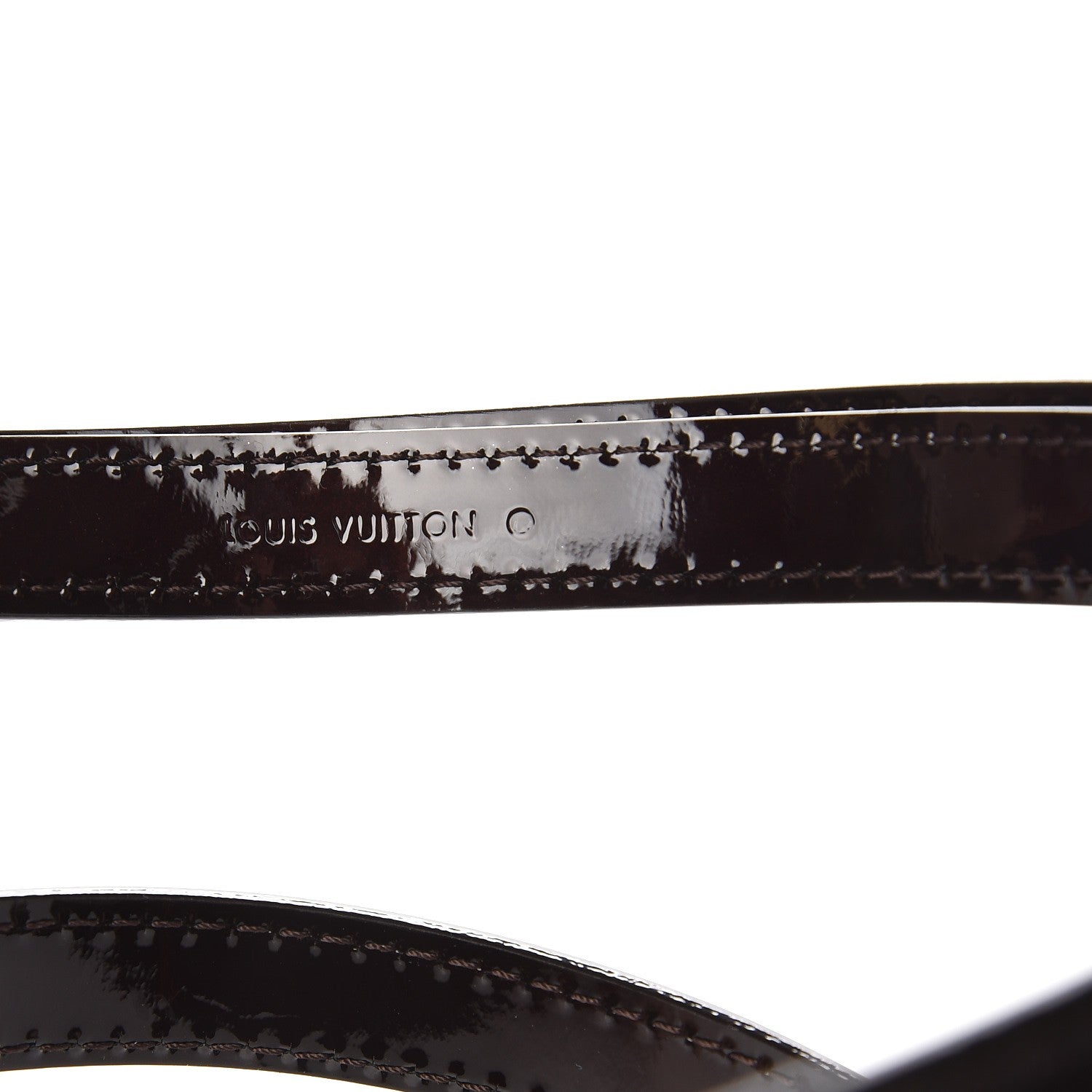Louis Vuitton Patent 16mm Adjustable Shoulder Strap Amarante 3 of 4