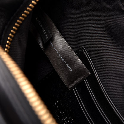 Marc Jacobs Natural Grain Calfskin Quilted The Softshot 21 Bag Black 9 of 12