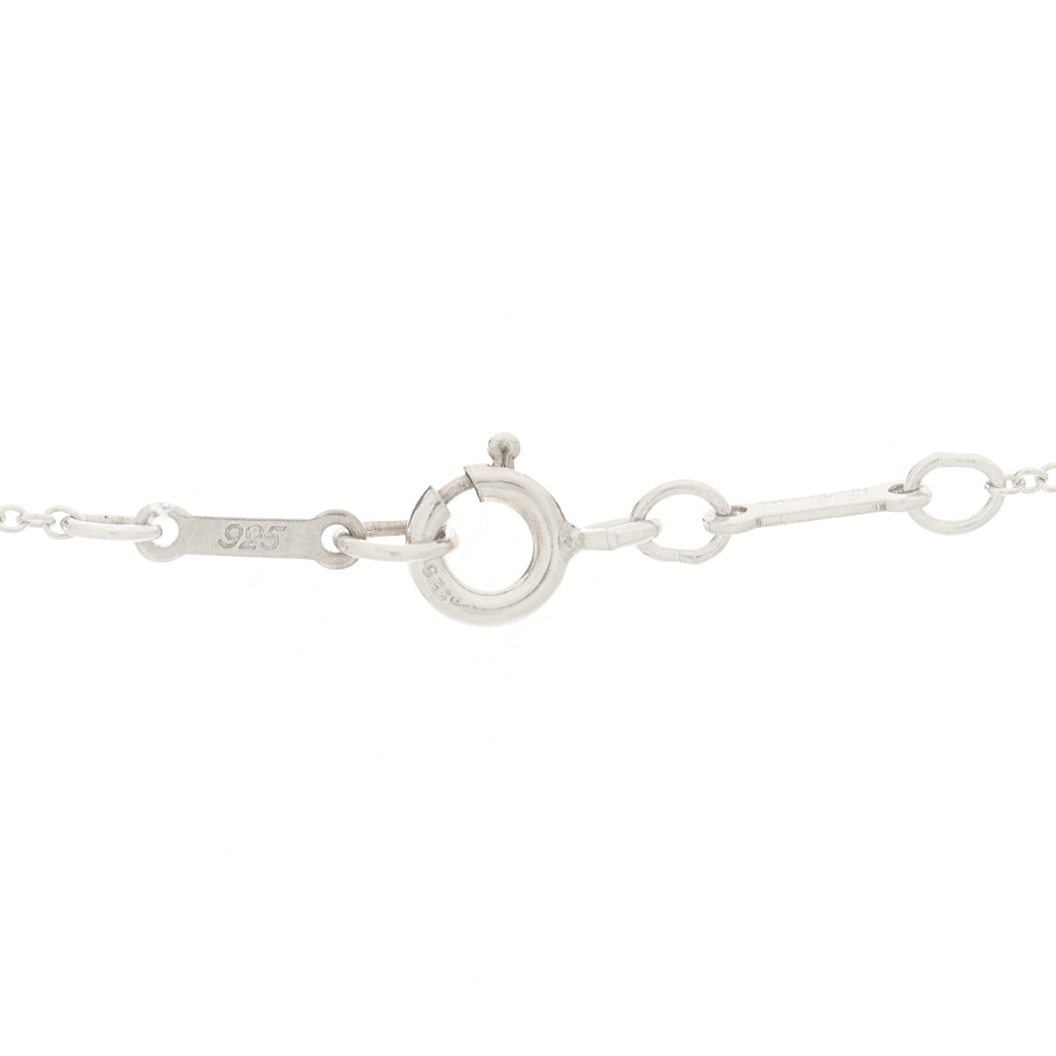 Tiffany Sterling Silver 16mm Elsa Peretti Open Heart Pendant Necklace 4 of 6
