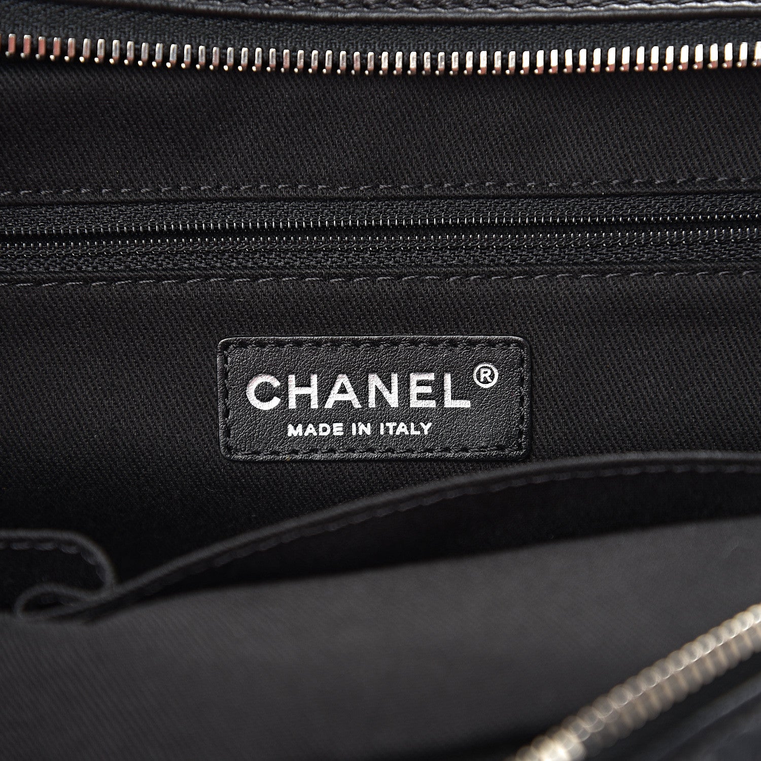 Chanel Deerskin Quilted Casual Journey Flap Black 5 of 9
