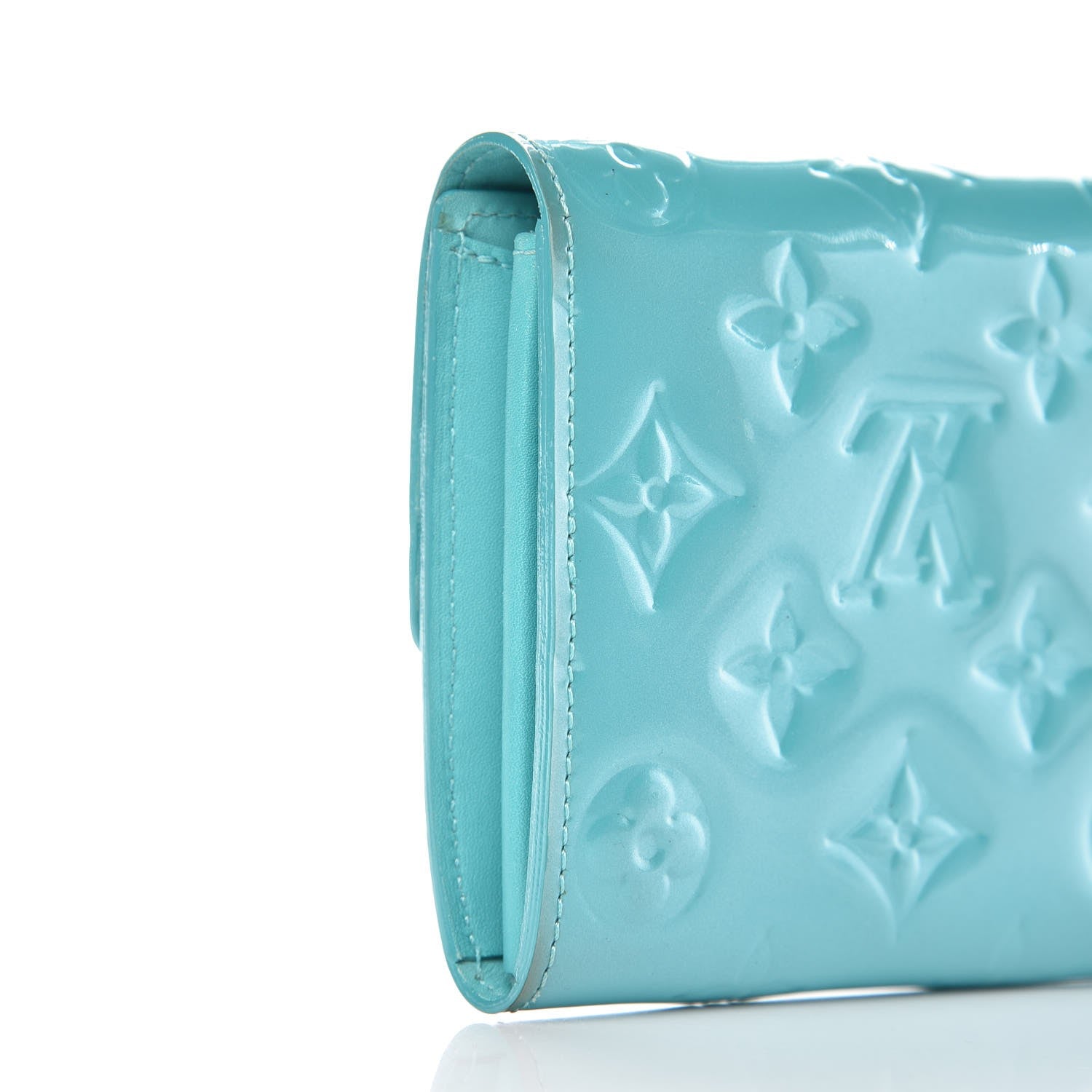 Louis Vuitton Vernis Sarah Wallet Blue Lagon 11 of 26