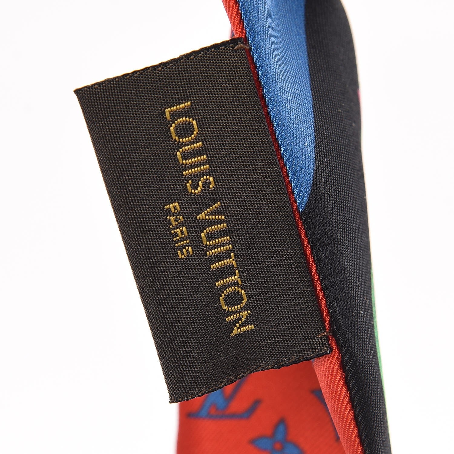 Louis Vuitton Silk Monogram World Tour Stickers BB Bandeau Rouge 5 of 6