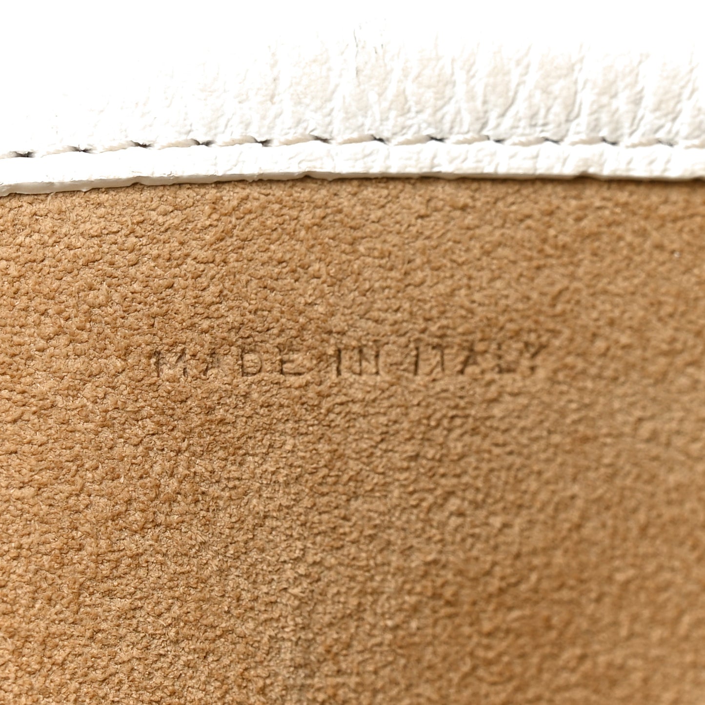 Grained Calfskin Large N/S Park Tote Ivory