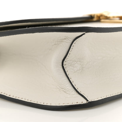 Miu Miu Goatskin Resin Madras Chain Shoulder Bag White 8 of 11