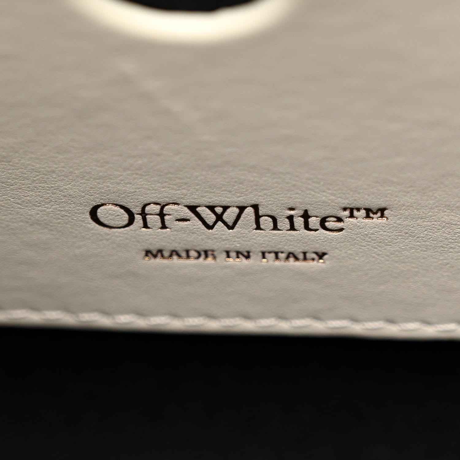Off-White Calfskin Small City Tote White 6 of 9