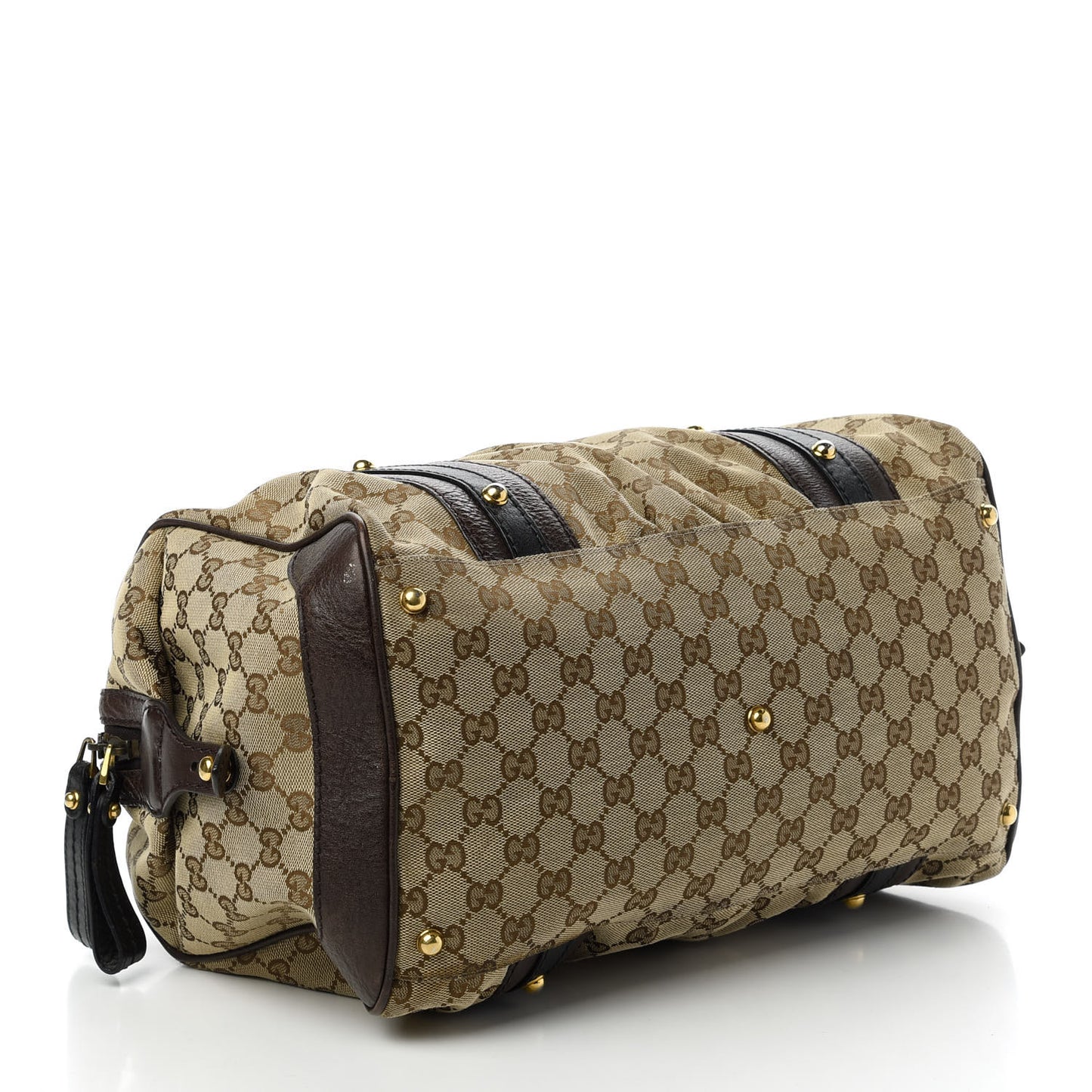 Monogram Medium Interlocking G Icon Boston Dark Brown