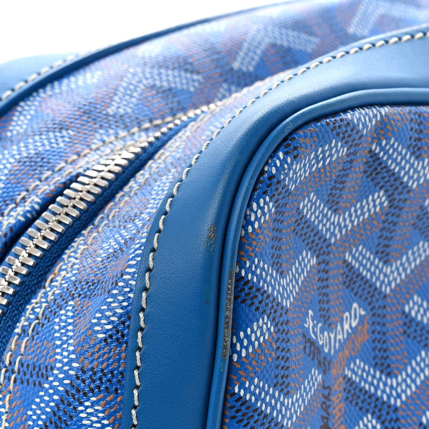 Goyard Goyardine Ambassade MM Briefcase Sky Blue 12 of 12