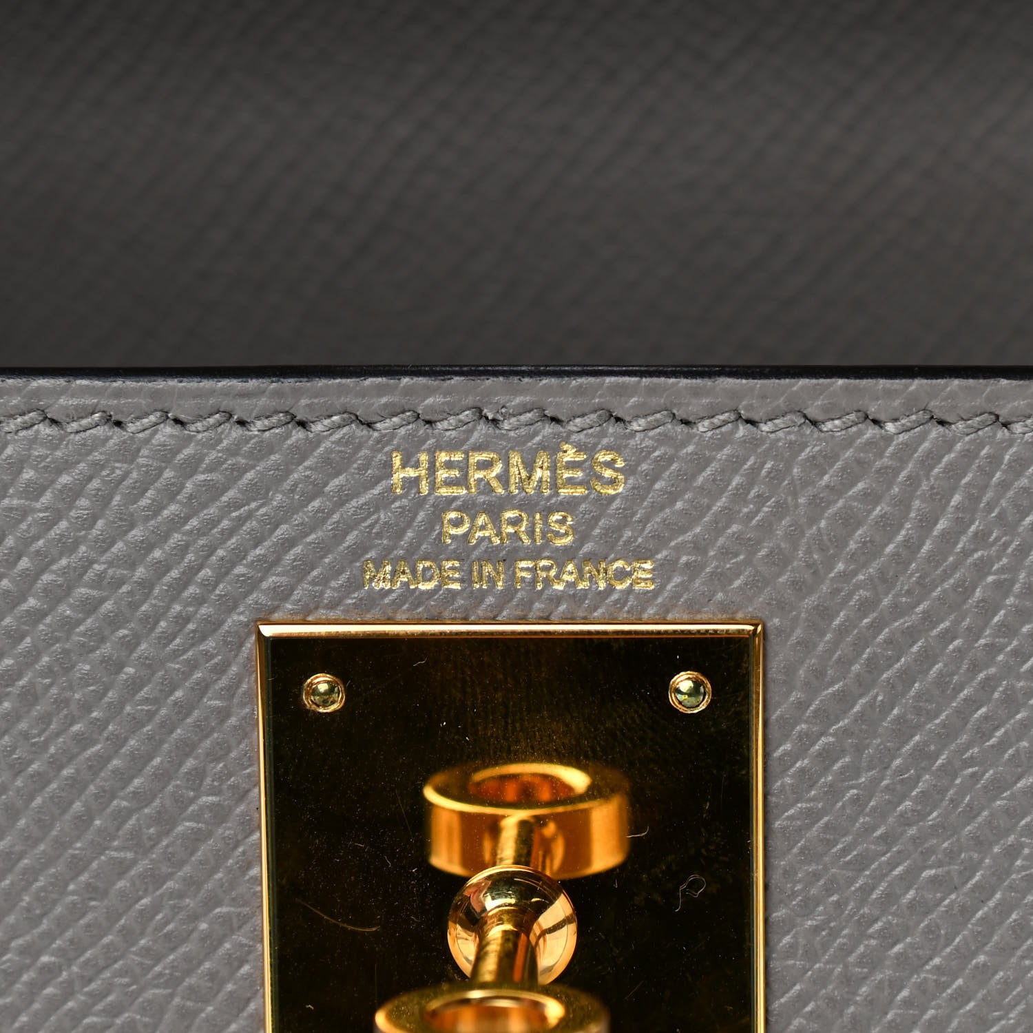 Hermes Epsom Kelly Sellier 28 Gris Asphalte 6 of 11