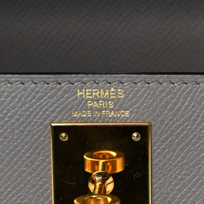 Hermes Epsom Kelly Sellier 28 Gris Asphalte 6 of 11