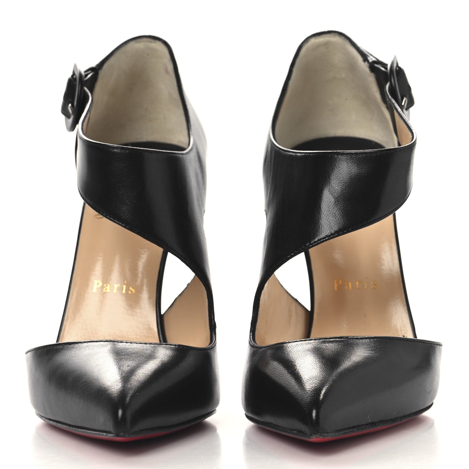 Christian Louboutin Shiny Nappa Sharpeta 100 Pumps 39 Black 12 of 18