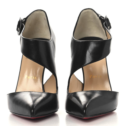 Christian Louboutin Shiny Nappa Sharpeta 100 Pumps 39 Black 12 of 18