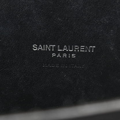 Saint Laurent Calfskin Crocodile Embossed Baby Sac De Jour Black 11 of 28