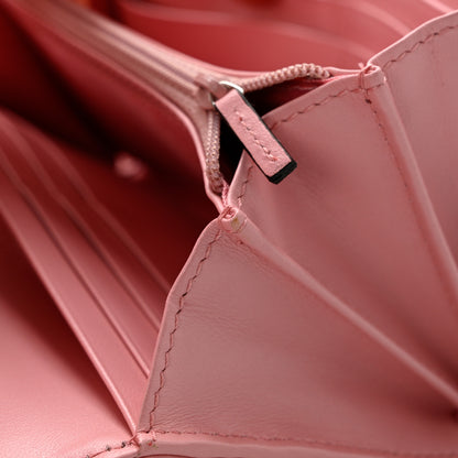 Gucci Calfskin Matelasse GG Marmont Continental Wallet Perfect Pink 8 of 10
