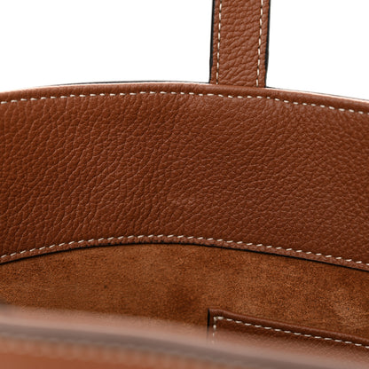 Celine Grained Calfskin Triomphe Mini Cabas Anais Tan 11 of 11