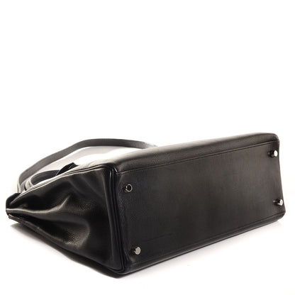 Hermes Evergrain Kelly Retourne 35 Black 5 of 28