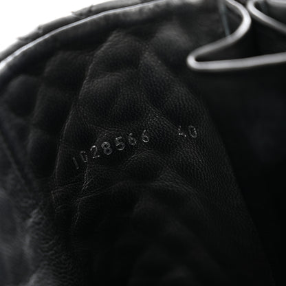 Chanel Calfskin Quilted Biker Boots 40 Black 8 of 11