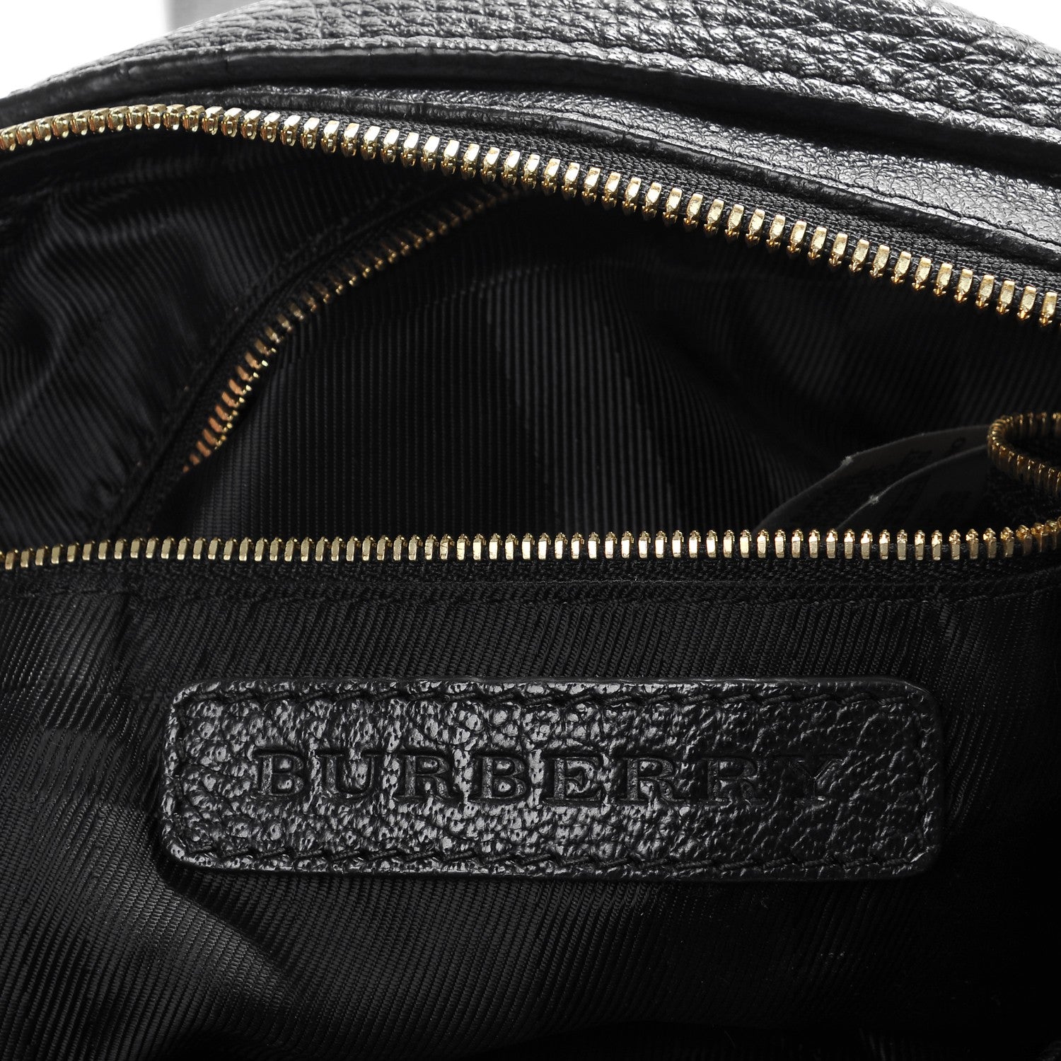 Burberry Buffalo Leather East West Tote Black 9 of 9