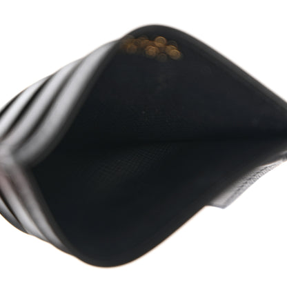 Prada Saffiano Shine Monochrome Card Holder Black 5 of 8