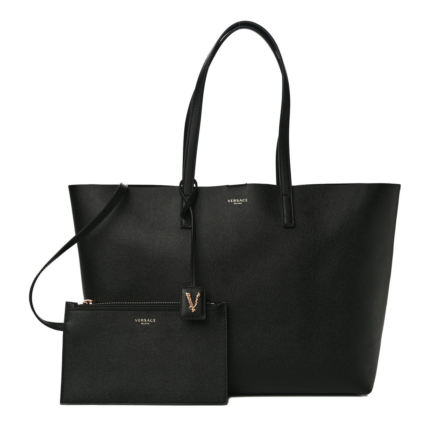 Calfskin Virtus Tote Black
