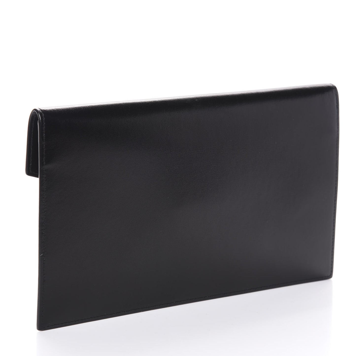Smooth Shiny Calfskin Monogram Uptown Pouch Black