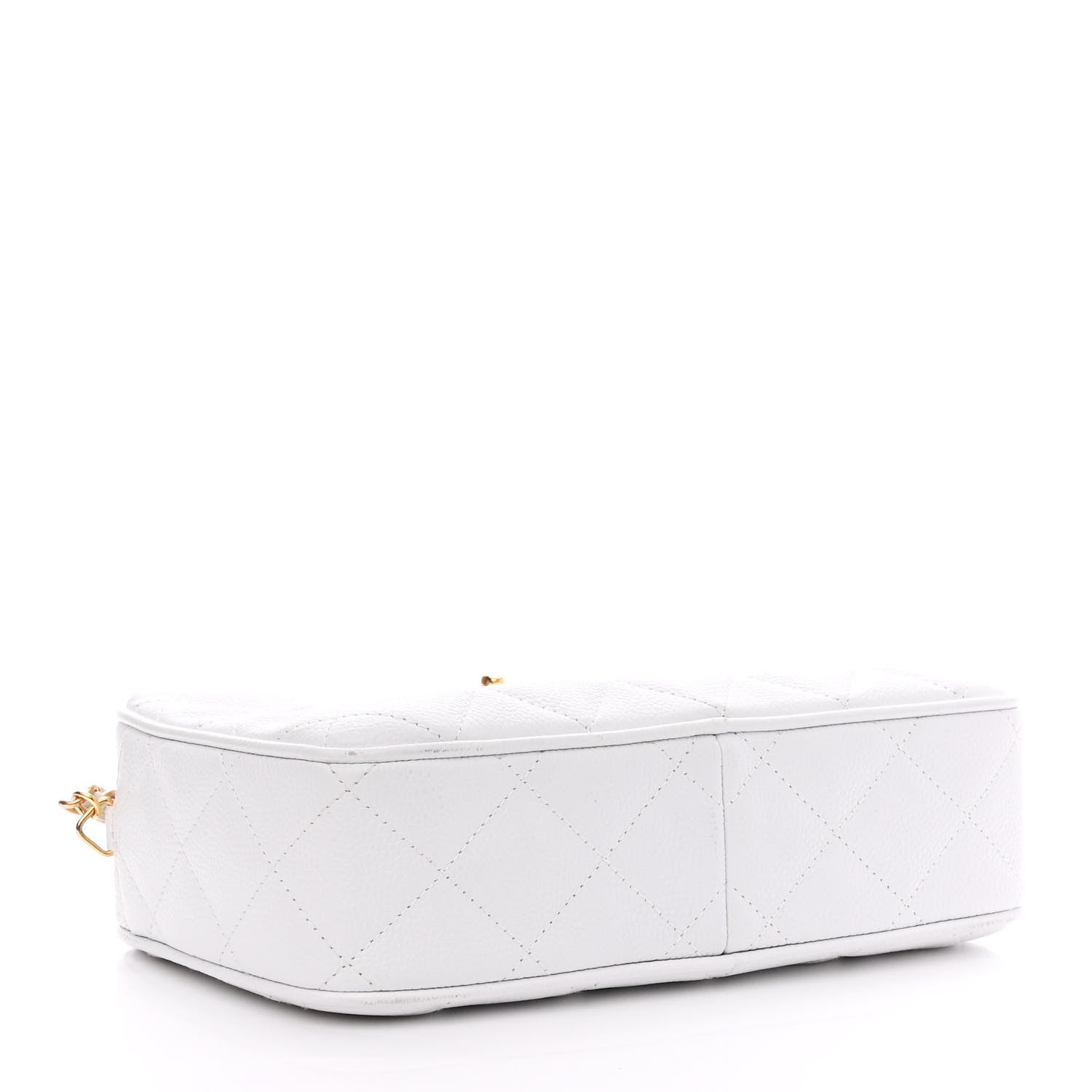 Chanel Caviar Quilted Camera Case White 4 of 16