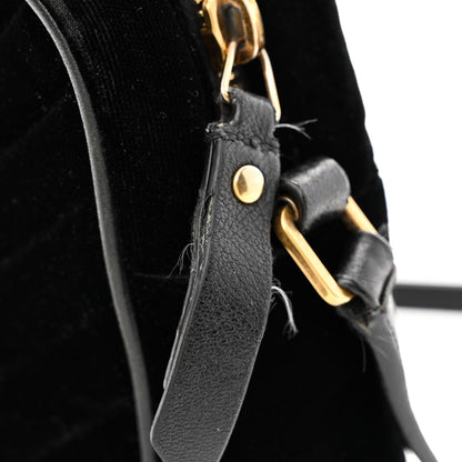 Saint Laurent Velvet Matelasse Monogram Lou Camera Bag Black 13 of 13
