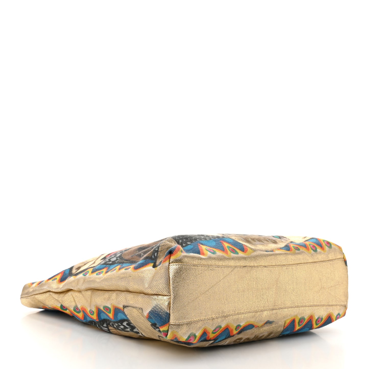 Graffiti Printed Canvas Street Spirit Tote Multicolor