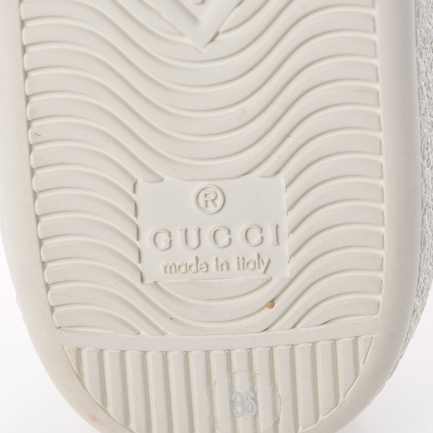 Calfskin Ayers Bee Embroidered Womens Ace Sneakers 36 White Green