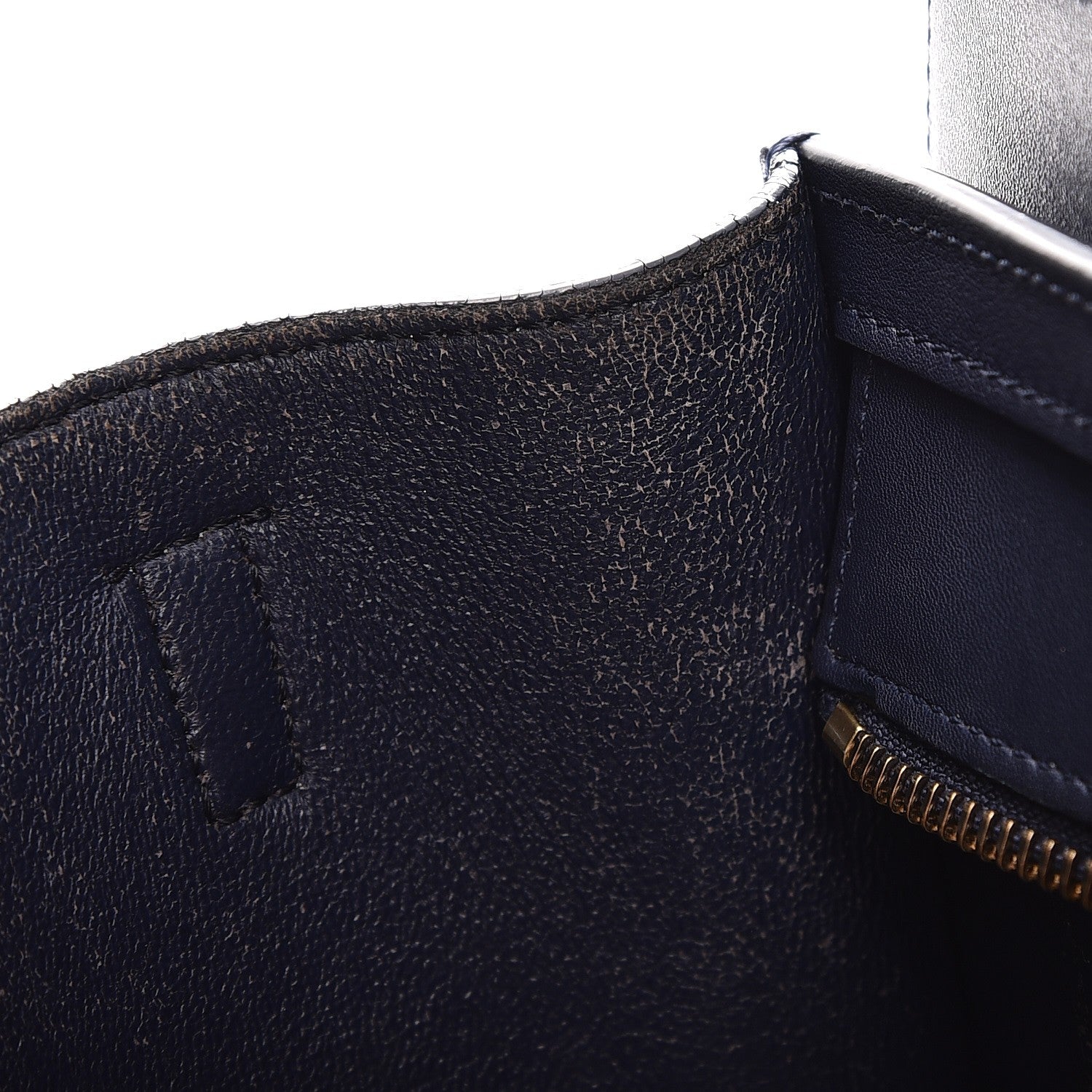 Celine Smooth Calfskin Nano Luggage Ink 11 of 15