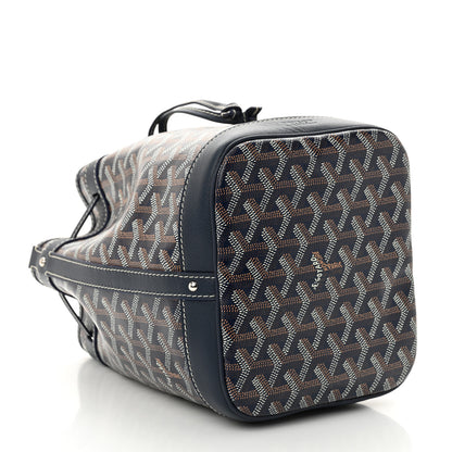 Goyard Goyardine Petit Flot Bucket Bag PM Navy 4 of 9