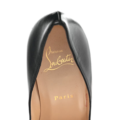 Christian Louboutin Shiny Nappa Apostrophy 100 Pumps 38.5 Black 8 of 9