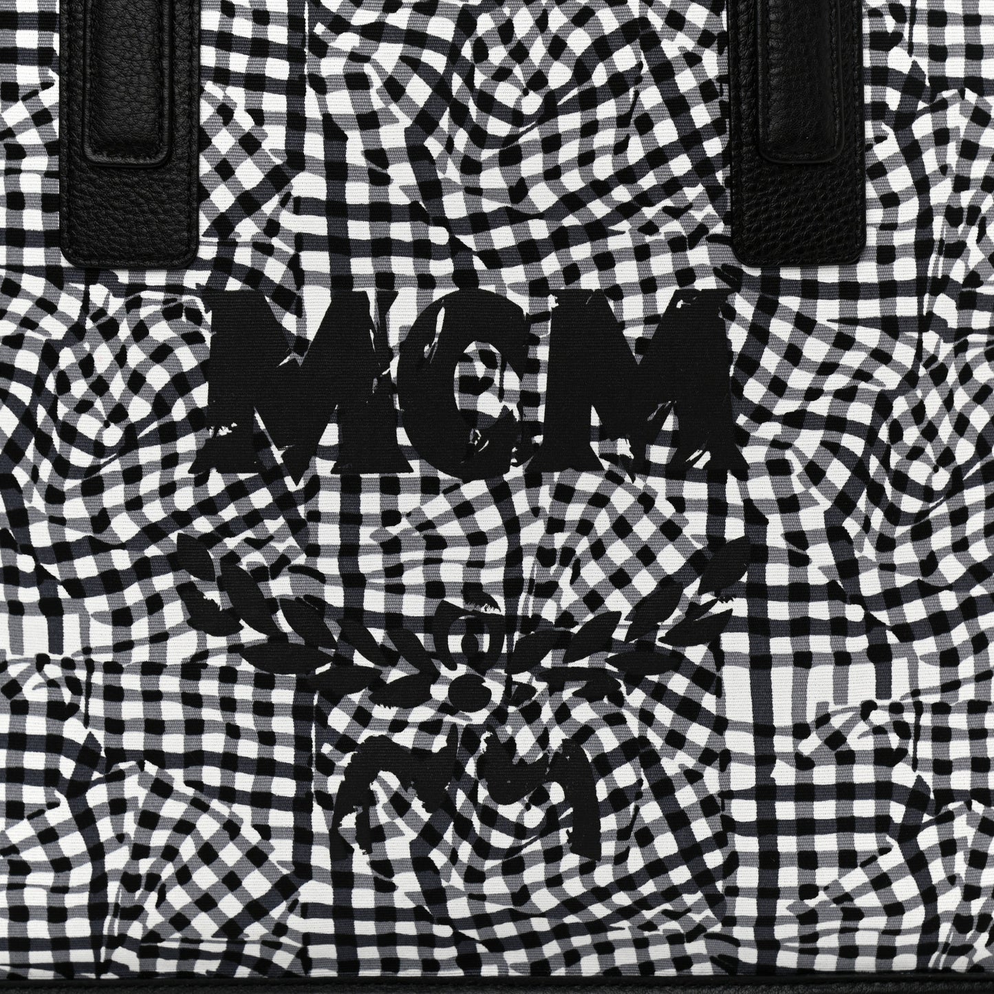 Visetos Medium Reversible Shopper Tote Black