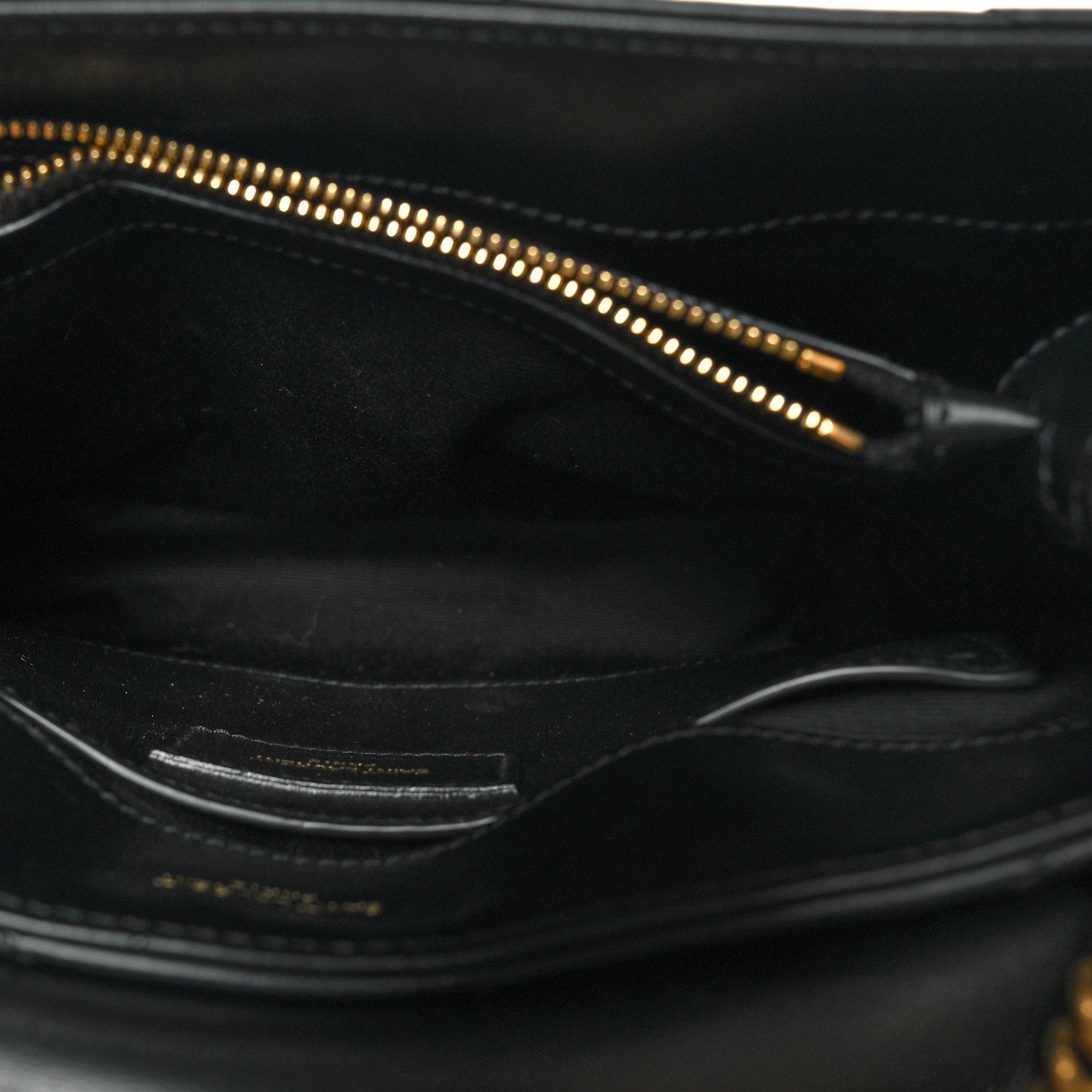 Saint Laurent Calfskin Y Quilted Monogram Small Loulou Chain Satchel Black 6 of 12