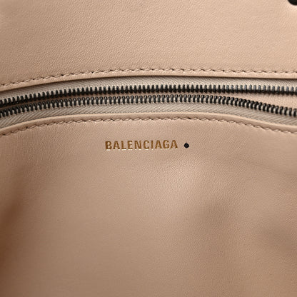 Balenciaga Merino Wool Papier A6 Zip Around Tote Beige Tapioca 7 of 9