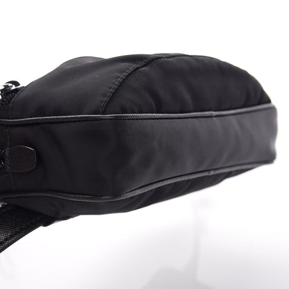 Prada Tessuto Nylon Saffiano Belt Bag Black 9 of 10