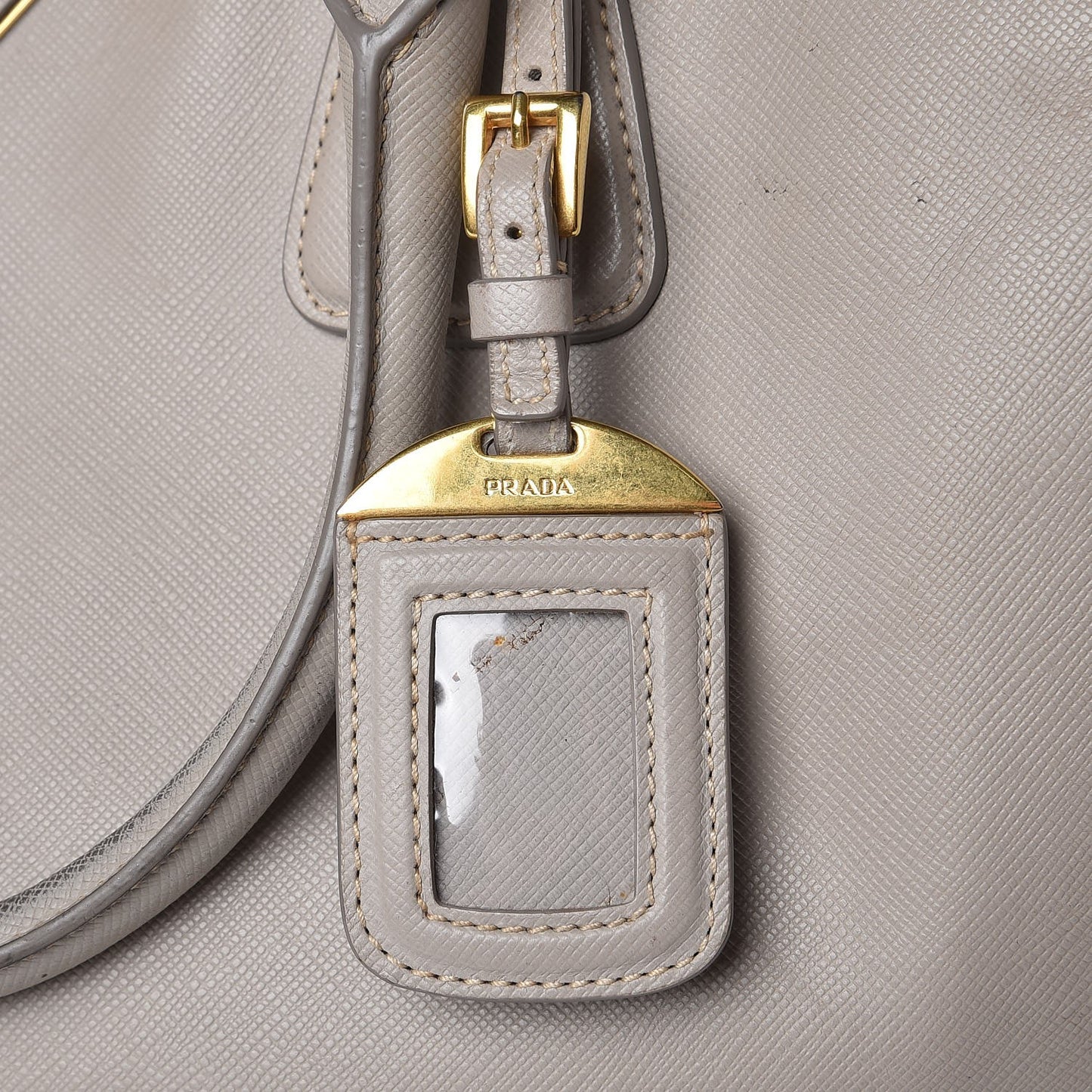 Saffiano Lux Shopping Tote Pomice