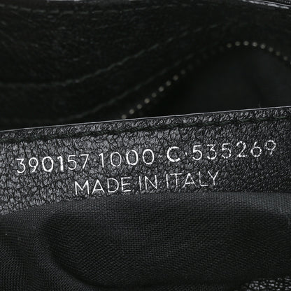 Balenciaga Chevre Silver Metallic Edge Hardware Velo Black 6 of 11